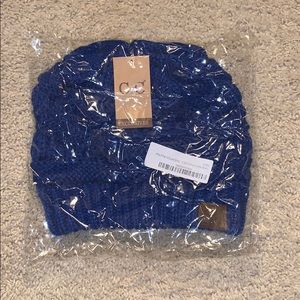 NWT  royal blue CC beanie